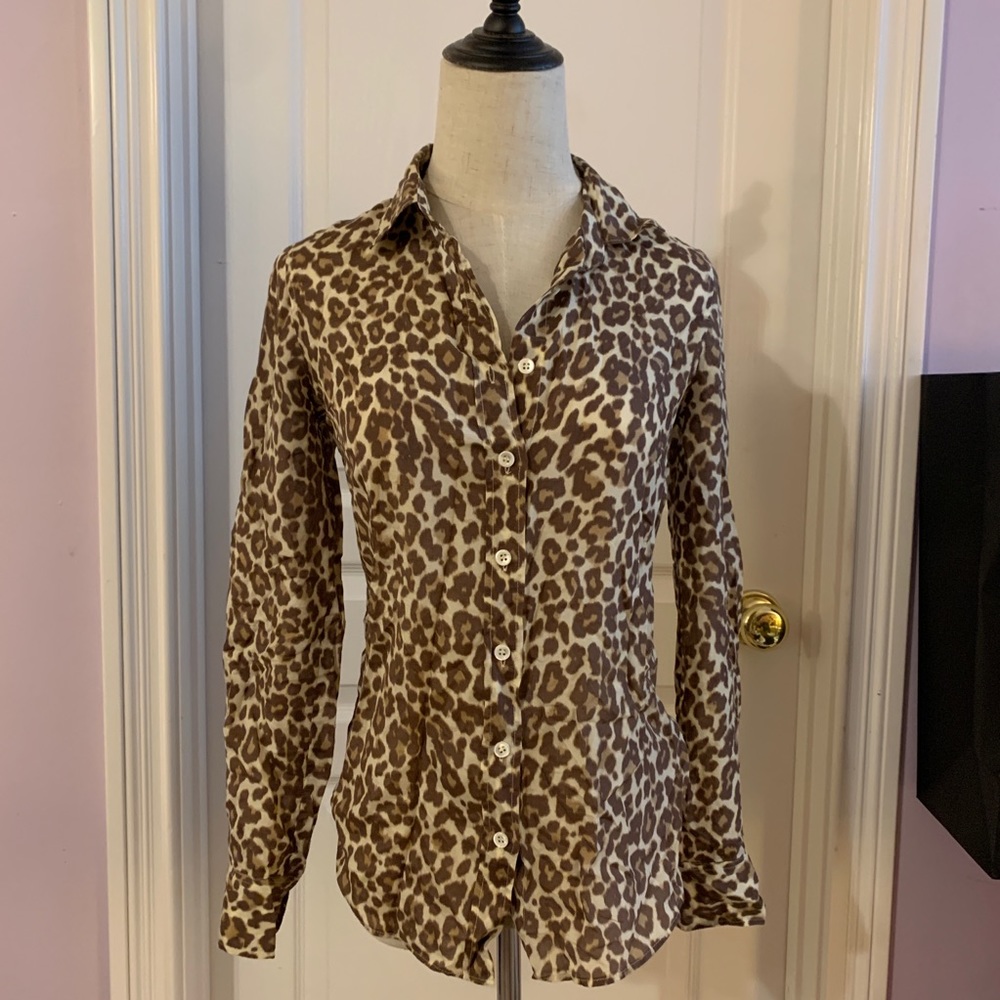 J. Crew Silk Blend Top